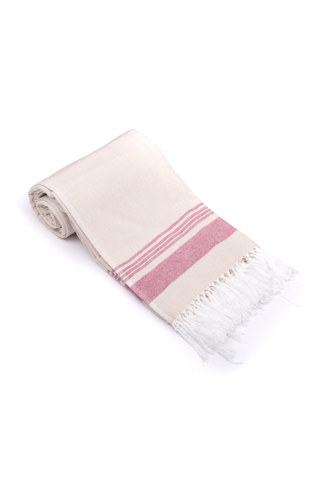 NOBLE DESEN HAVLU PEŞTAMAL KIRMIZI ÇİZGİLİ